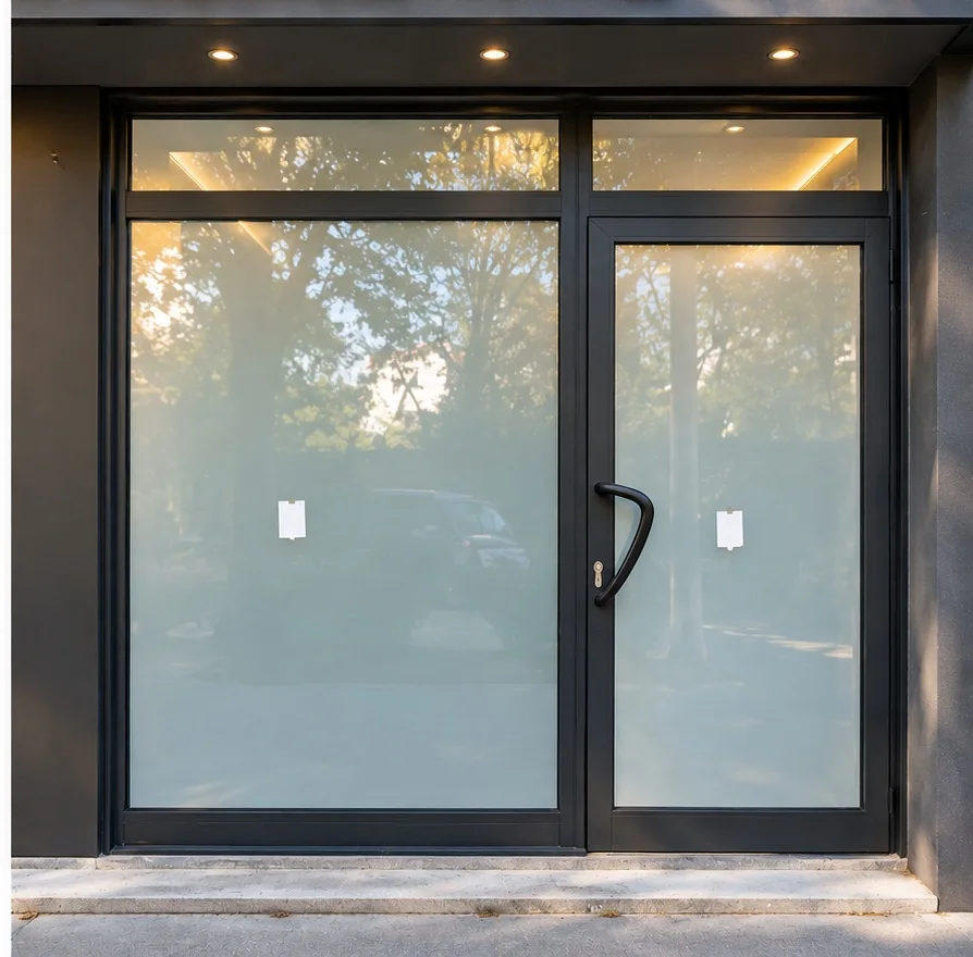 Puerta de acceso de aluminio para comunidad